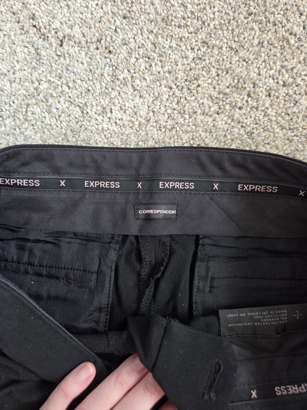 Express Correspondent Black Women's Dress Pants